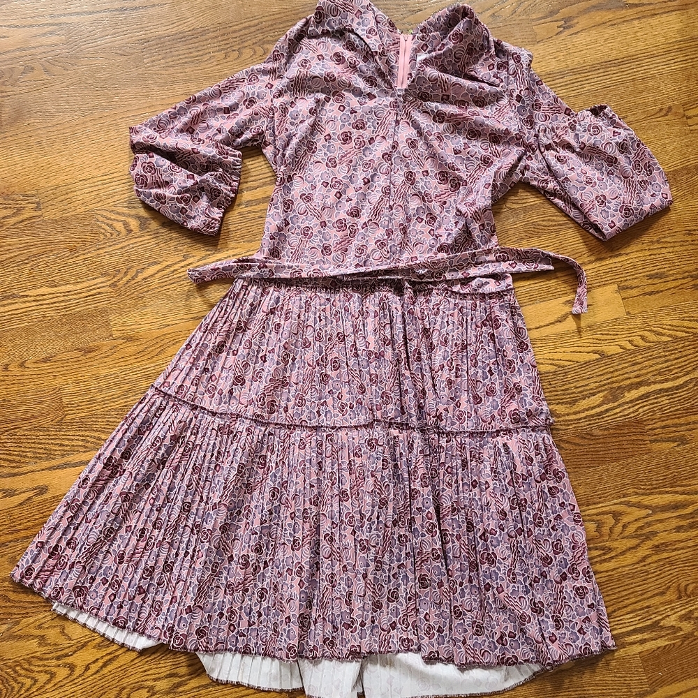 Vintage‎ Jo Hanna York floral pink dress size 6